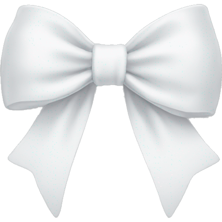 White bow  emoji