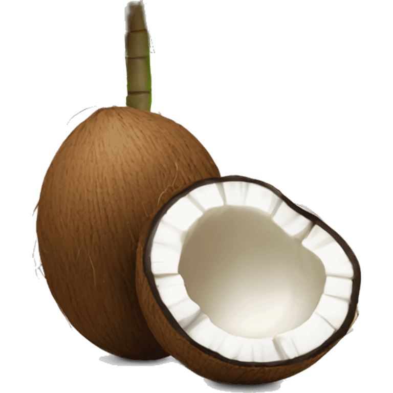 open coconut emoji