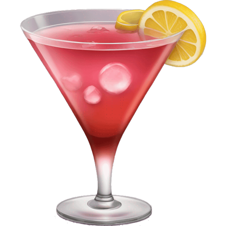 Cosmopolitan cocktail emoji