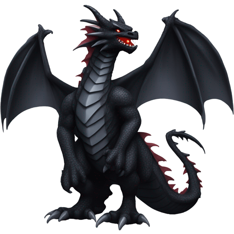 Black dragon emoji