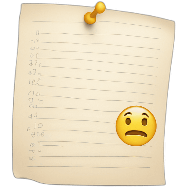 paper feedback emoji