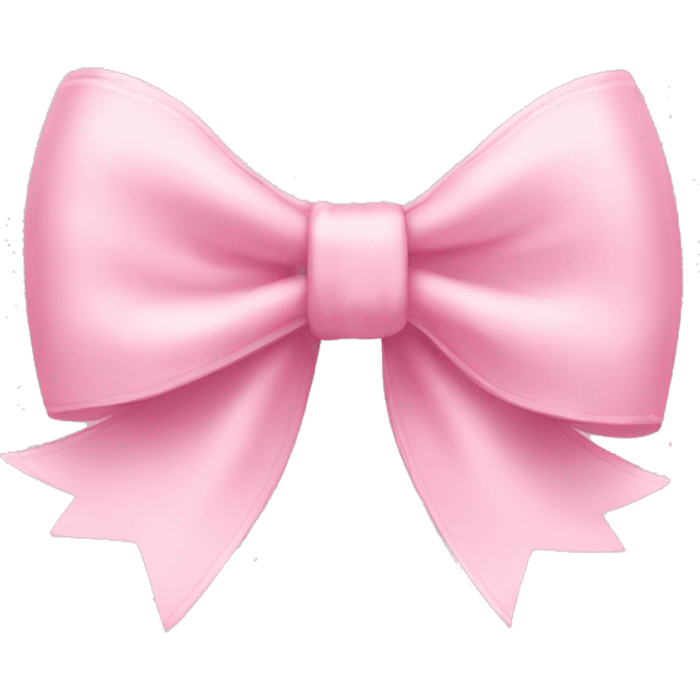 Light pink bow emoji