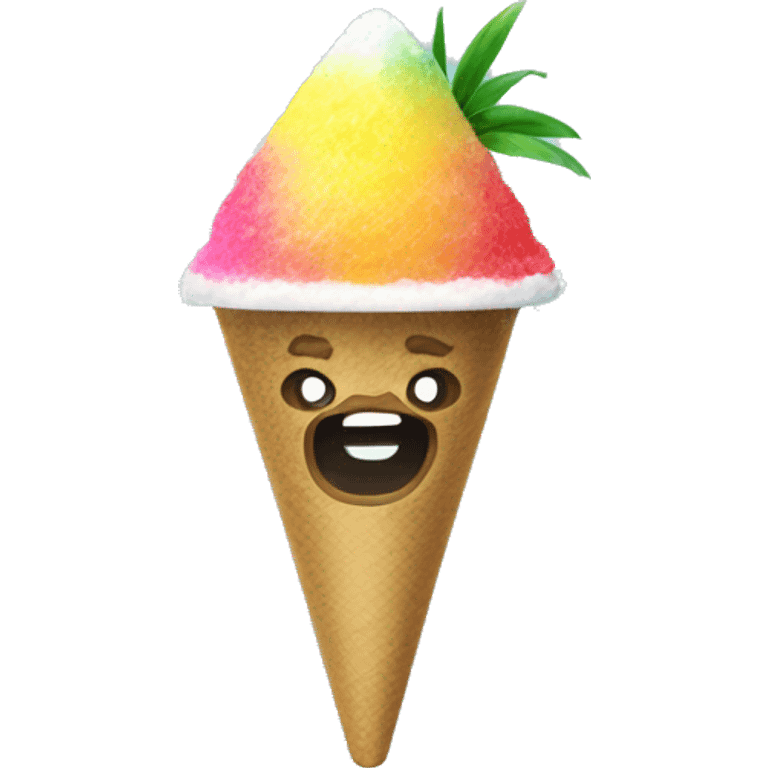 shave ice emoji