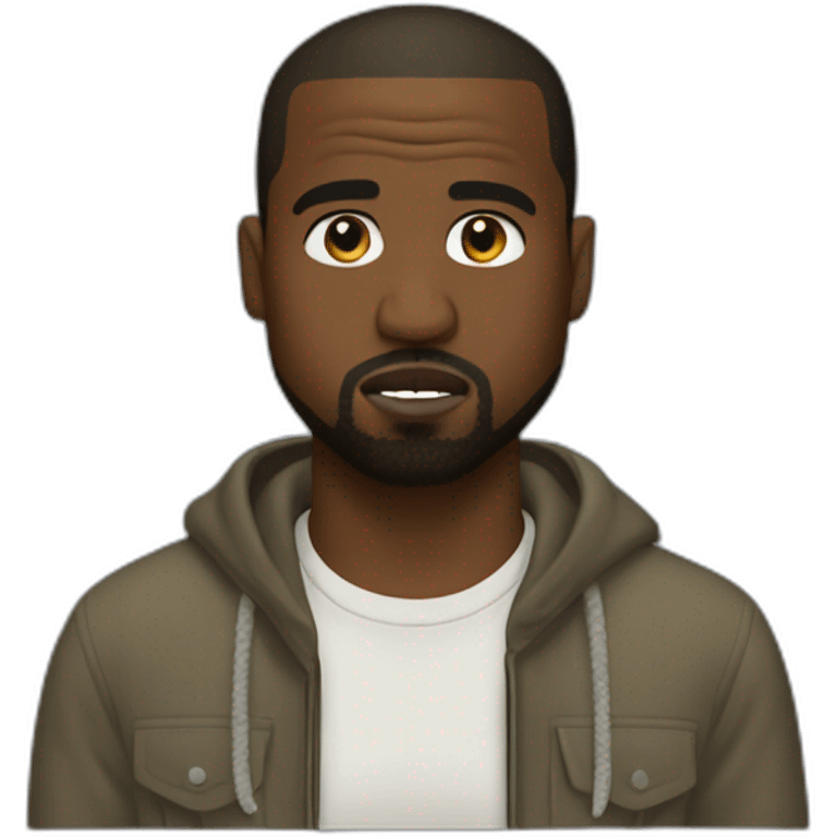 Kanye west fait du foot emoji