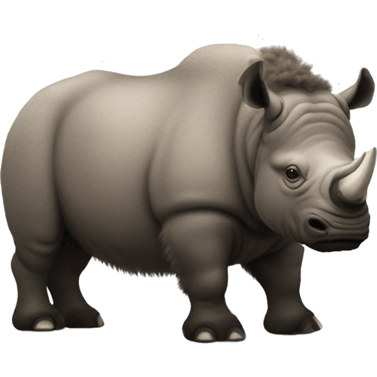 Very-woolly-rhino-no-horns emoji