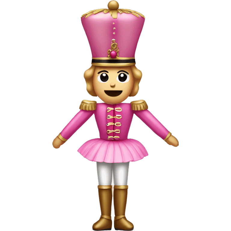 Pink nutcracker  emoji