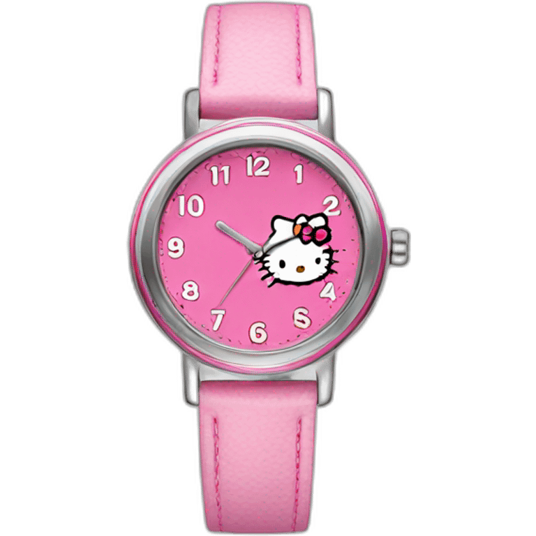 Hello kitty watch emoji