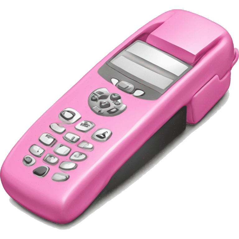 Pink y2K flip phone emoji