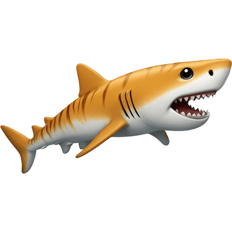  tiger surf shark emoji