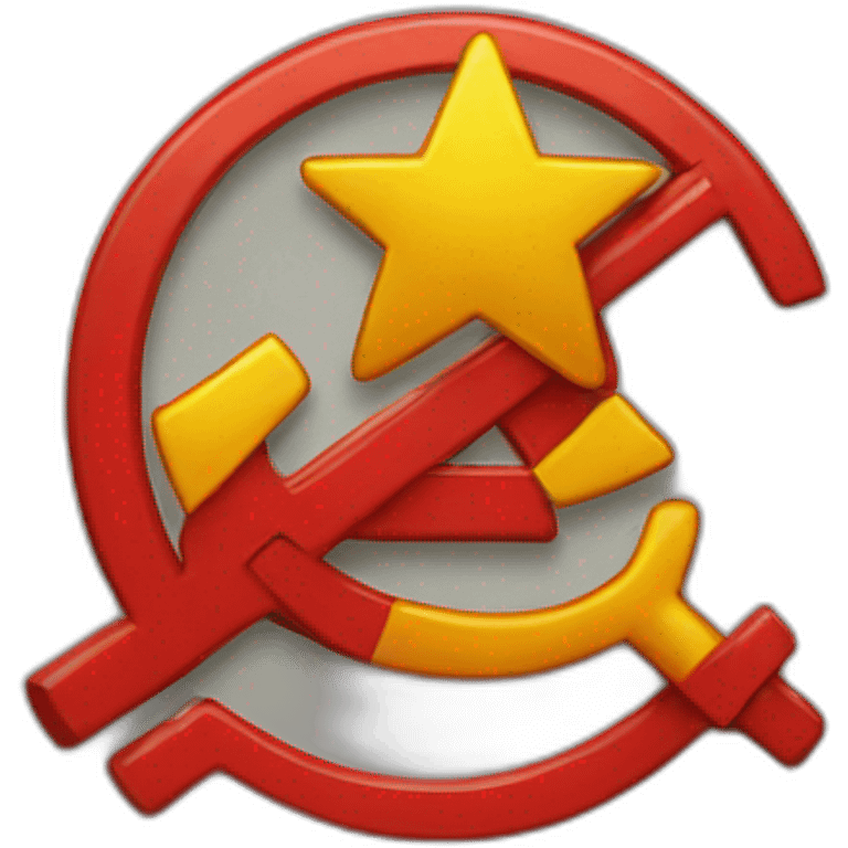 communist symbol emoji