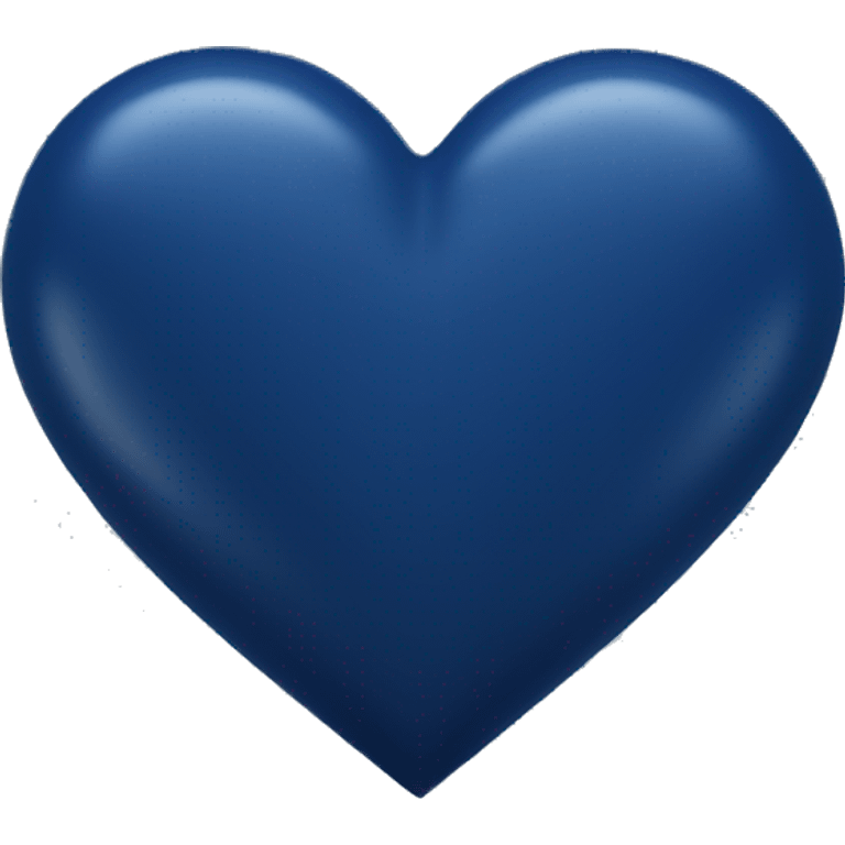 dark blue heart emoji