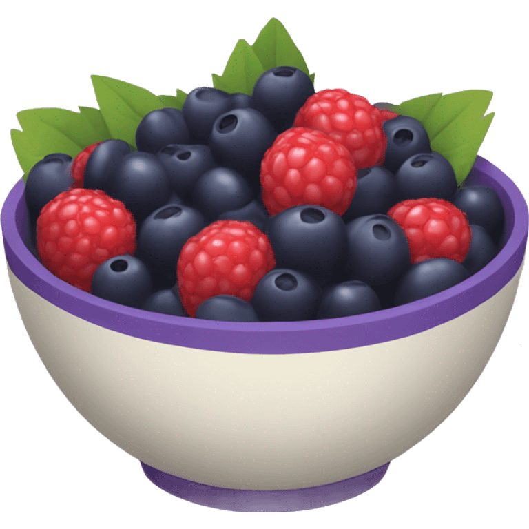 Açai bowl emoji