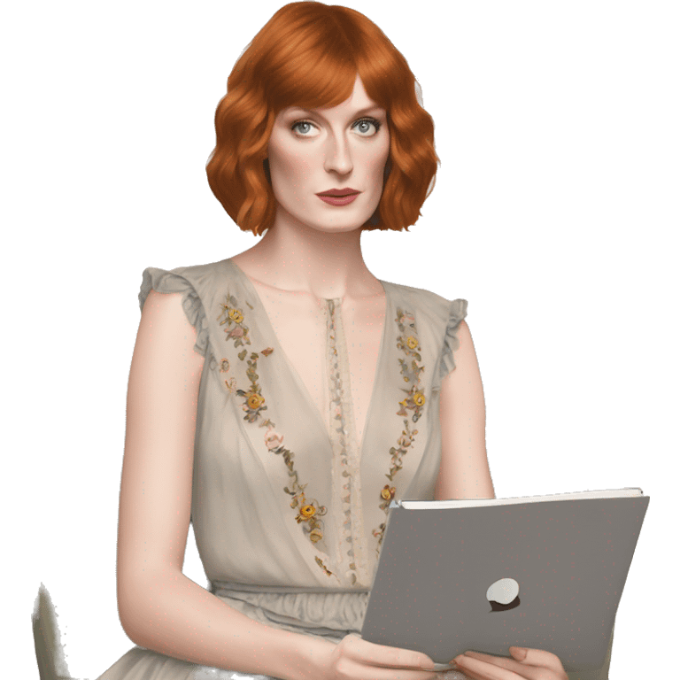 florence welch meets taylor swift journaling session emoji