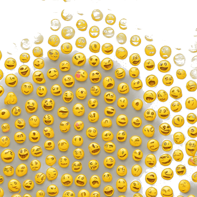 make a emoji of yellow circle clear from mid  emoji