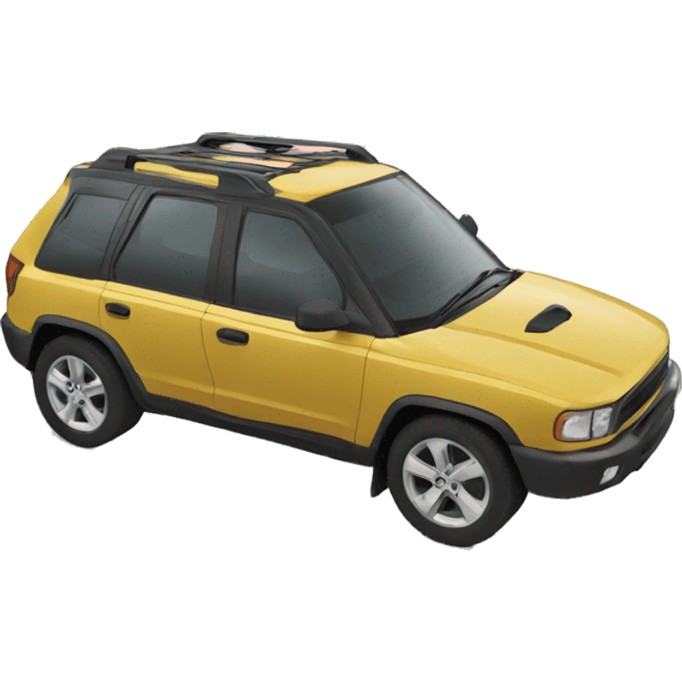 crossover vehicle quarter view emoji