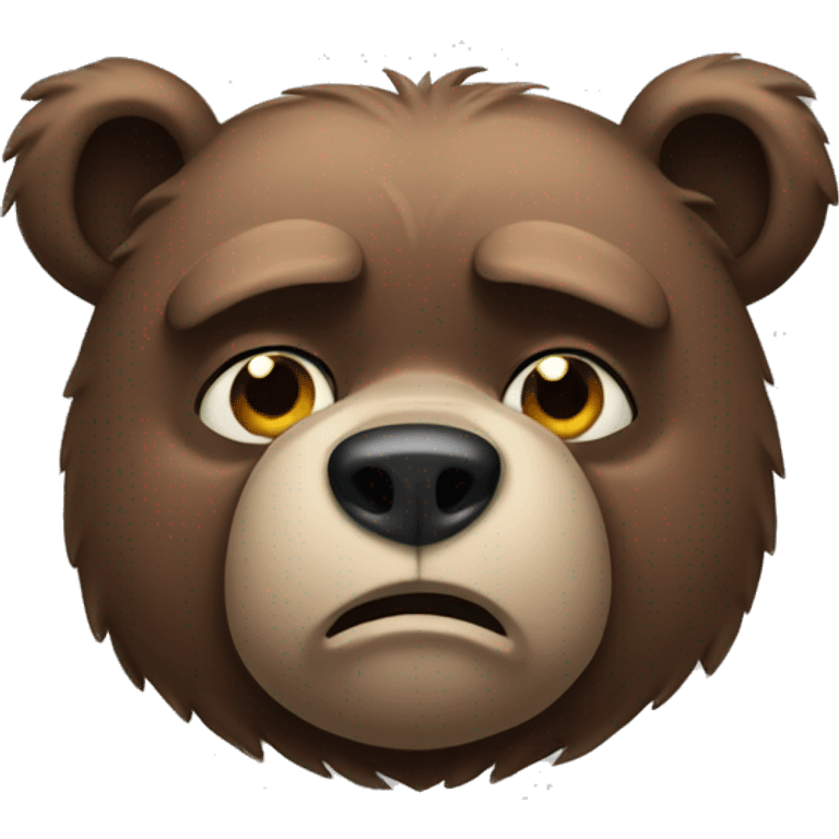 Grumpy bear  emoji