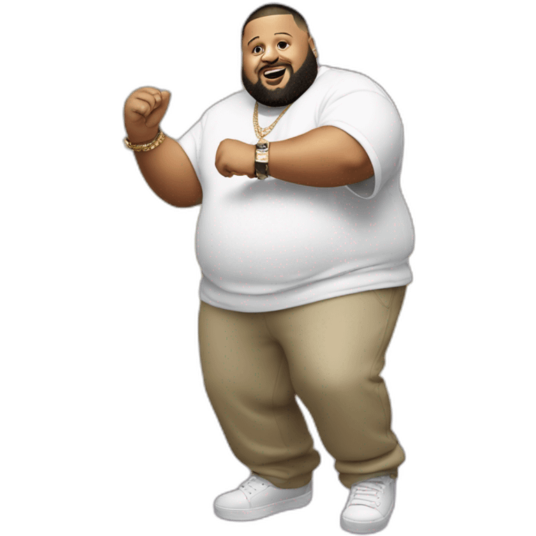 fat dj khaled dancing emoji