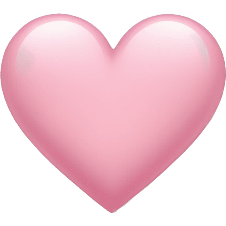 Light pink heart  emoji