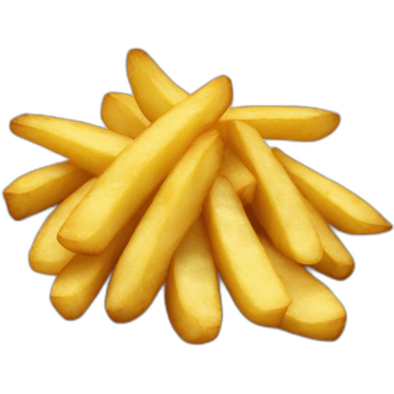 Patatas fritas contentas emoji