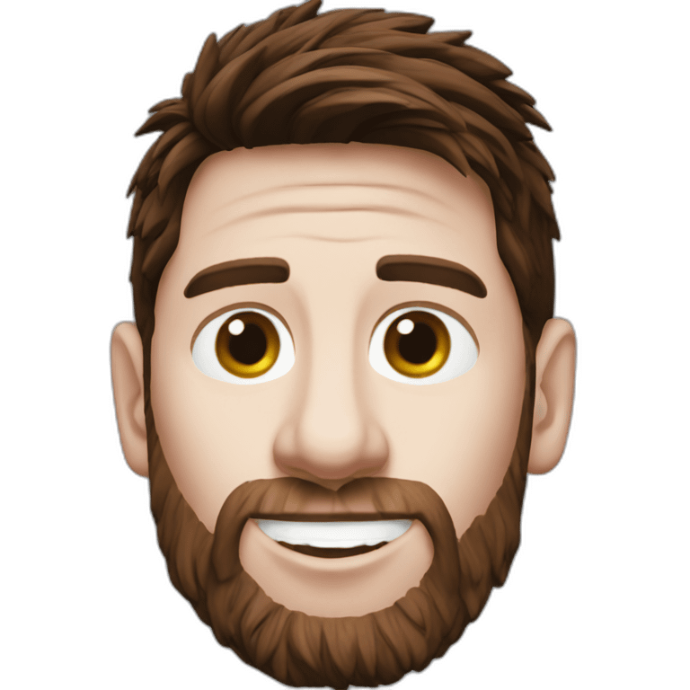 photo-real Messi Argentina emoji