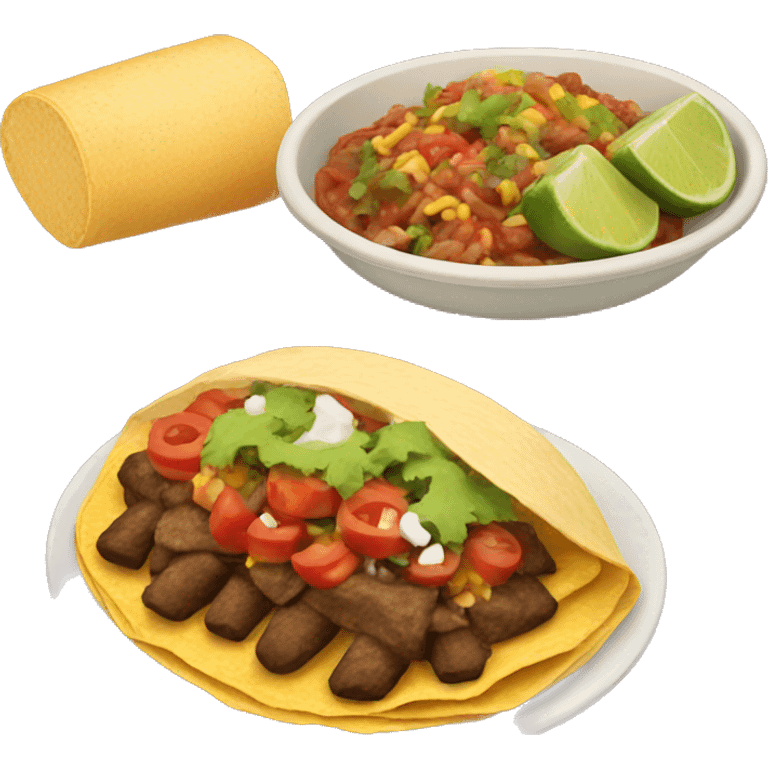 Mexican food emoji