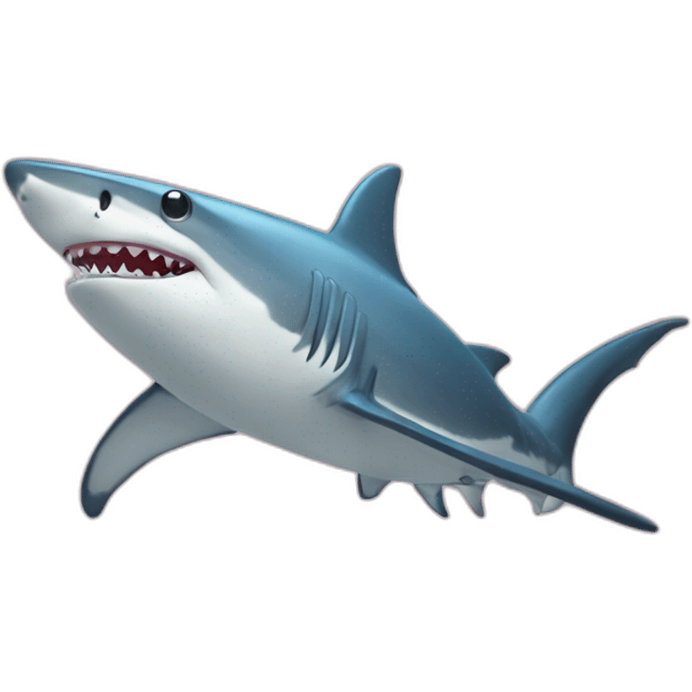 Requin avec cœur emoji