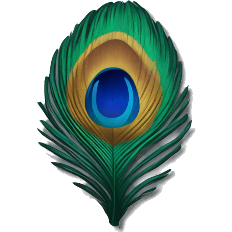 peacock feather emoji