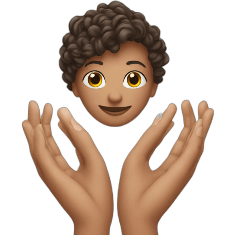 signe jul avec les mains emoji