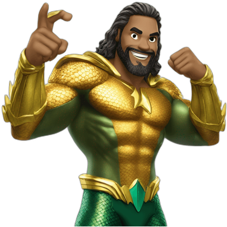 aquaman hang loose emoji