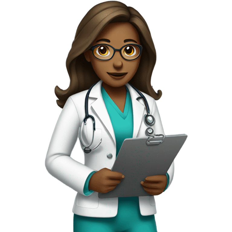 woman doctor emoji