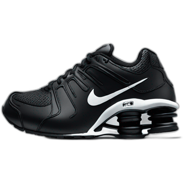 Black Nike shox tl emoji