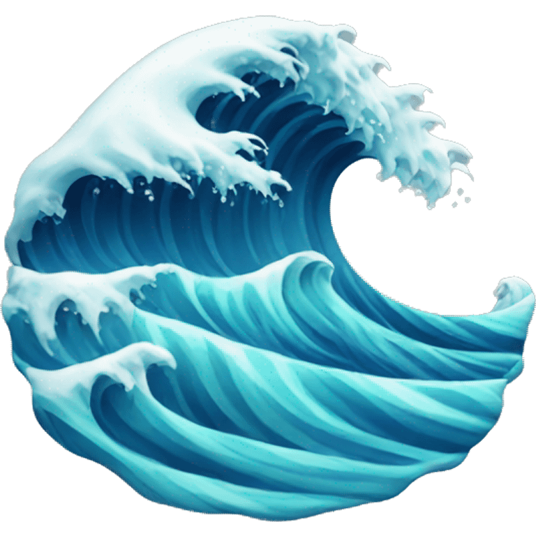 Ocean wave emoji