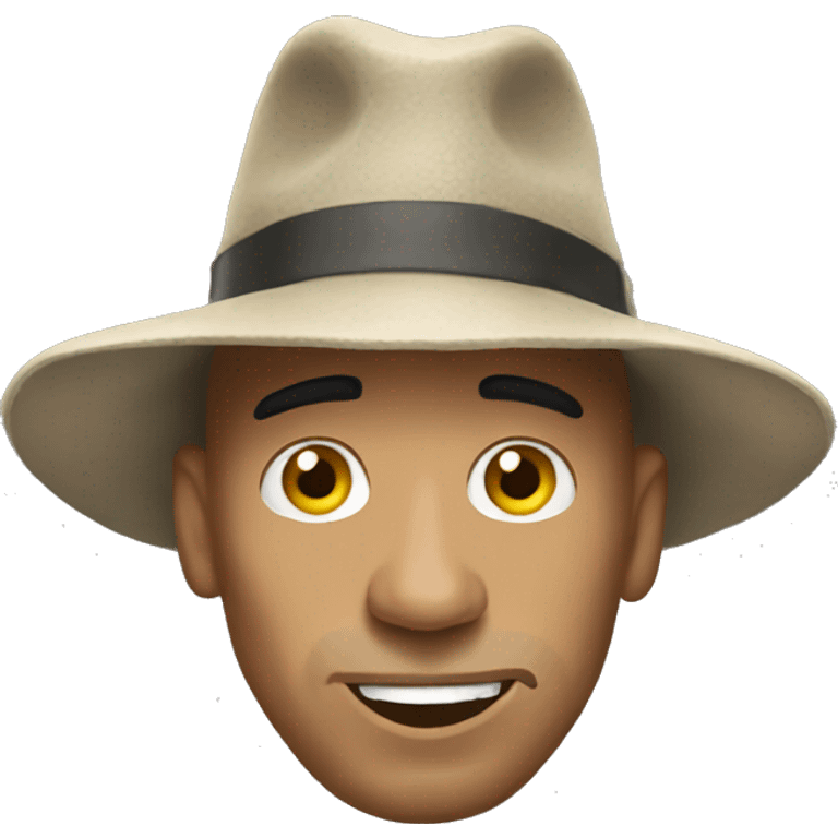 The Rock with a big nose and silly hat emoji