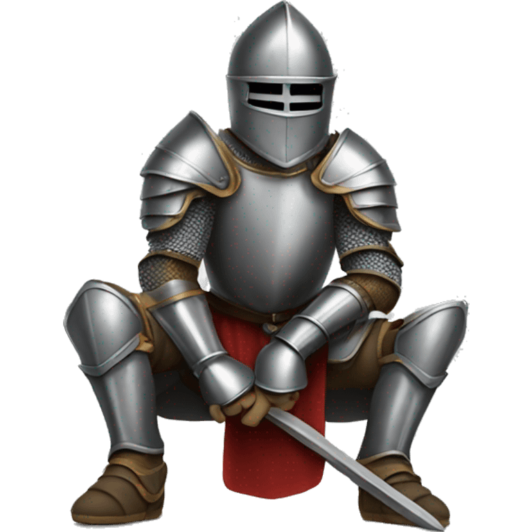 knight kneeling emoji