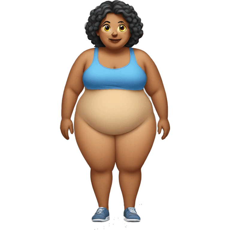 Fat woman emoji