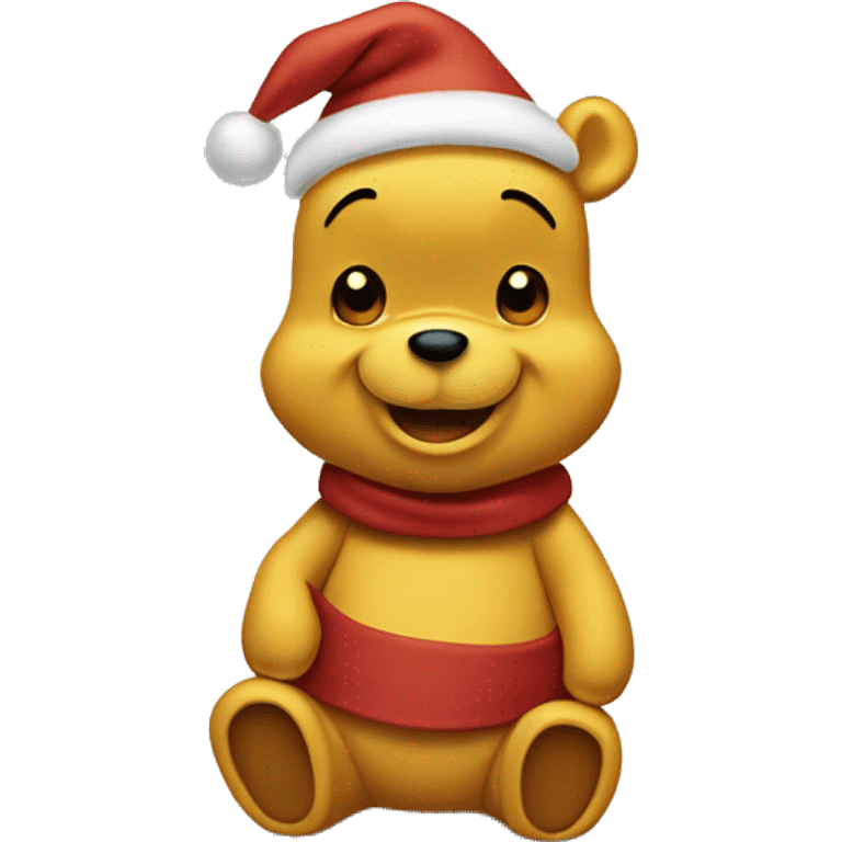 christmas winnie the pooh emoji