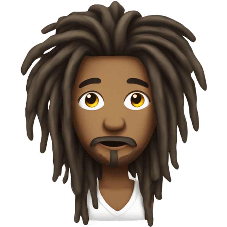 nonchalant dreadhead emoji