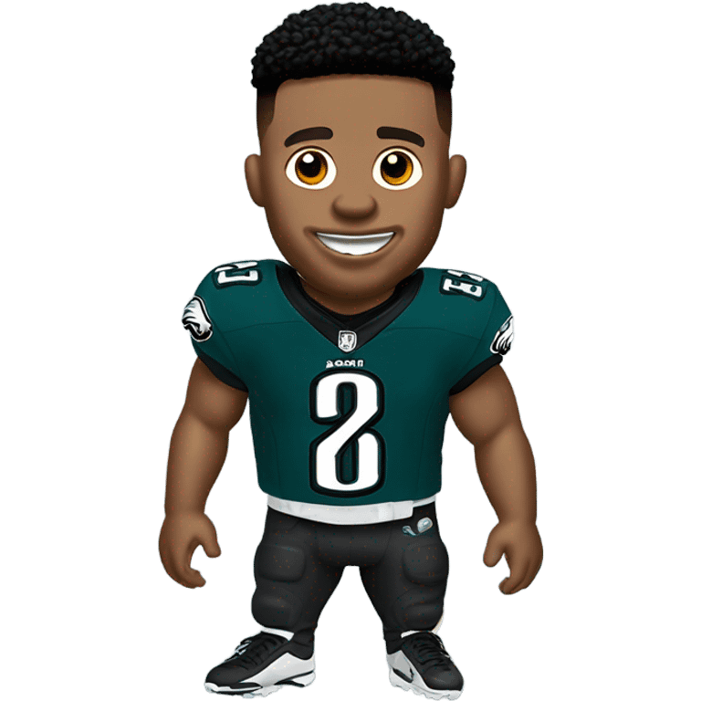 Saquon Barkley Eagles jersey  emoji