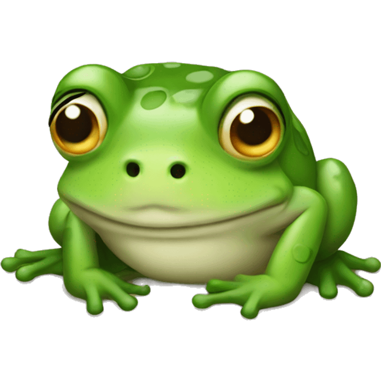 cute frog emoji