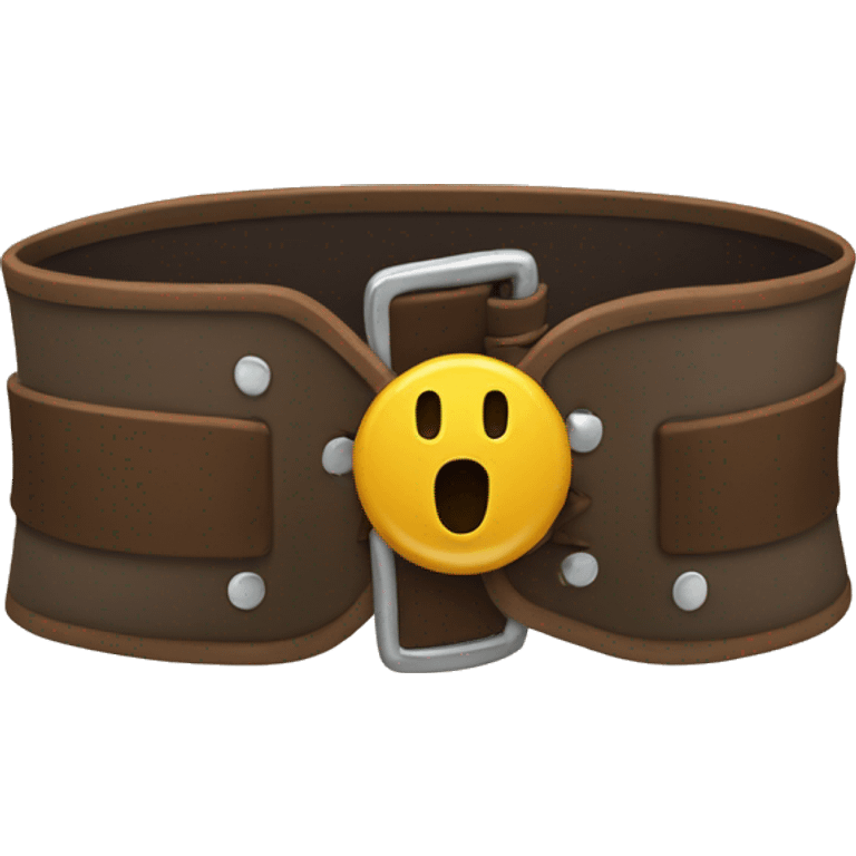 Whooping belt emoji