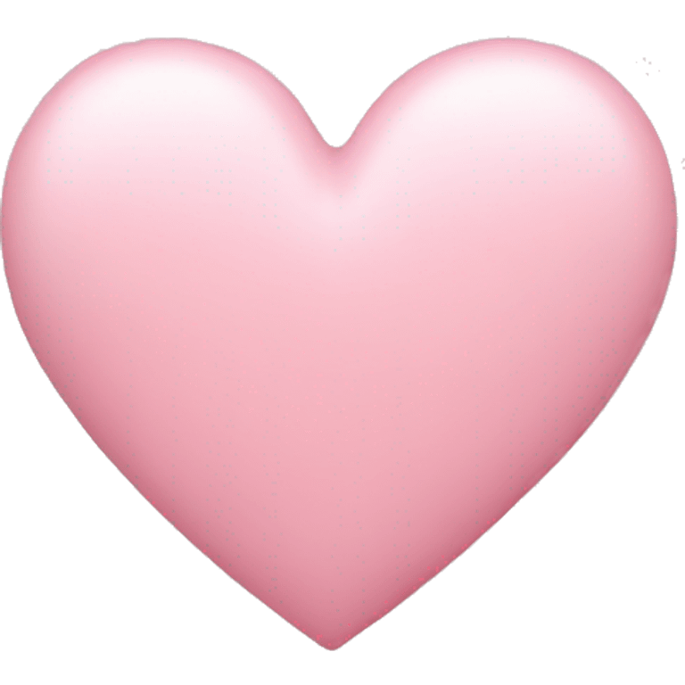 Pastel pink heart  emoji