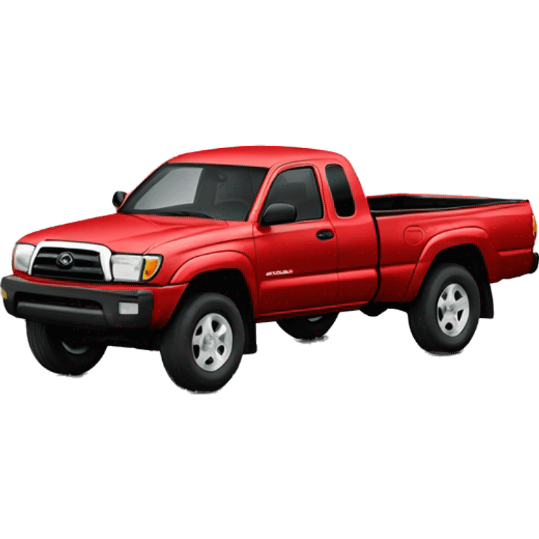 1999 Toyota Tacoma ext cab 4wd with red paint emoji