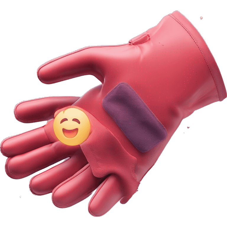 handling wounds with gloves emoji