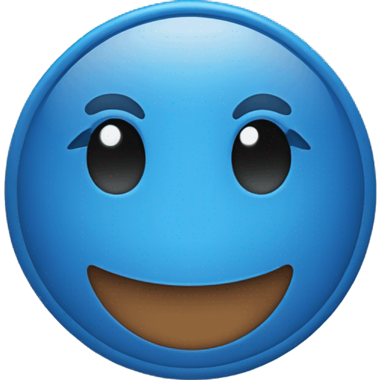 A blue tick in a blue circle emoji