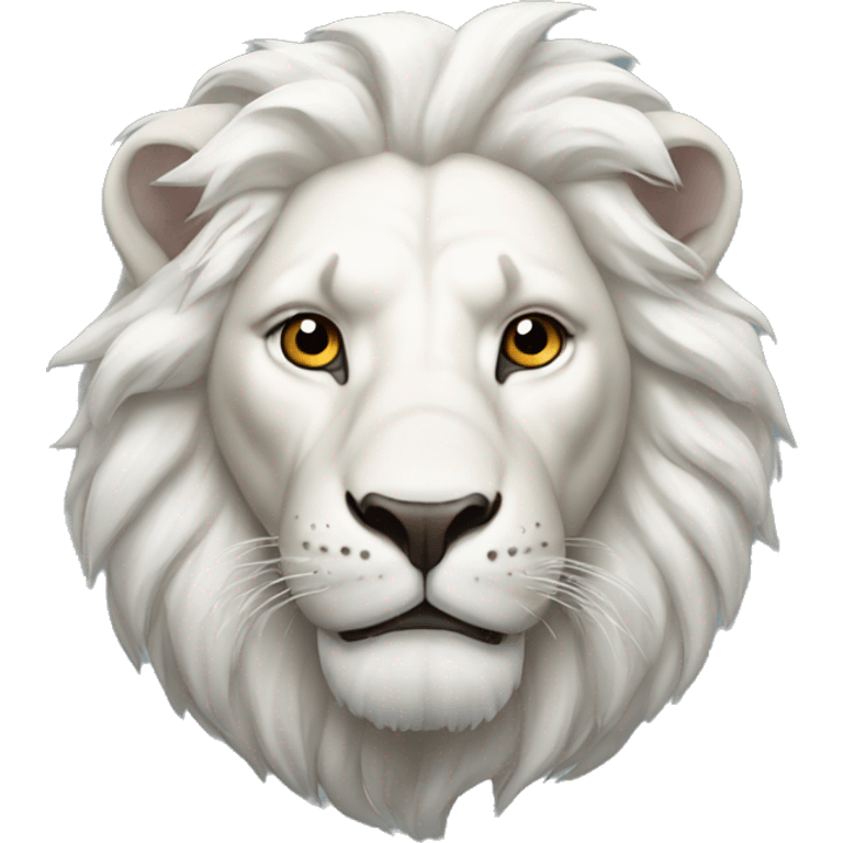 white lion emoji