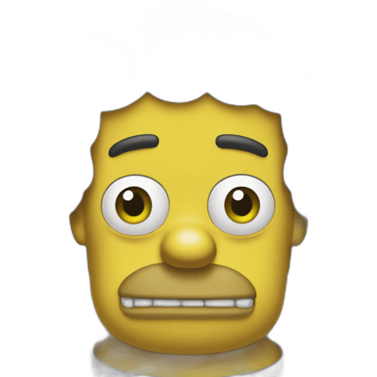 Homer Simpsons drip emoji