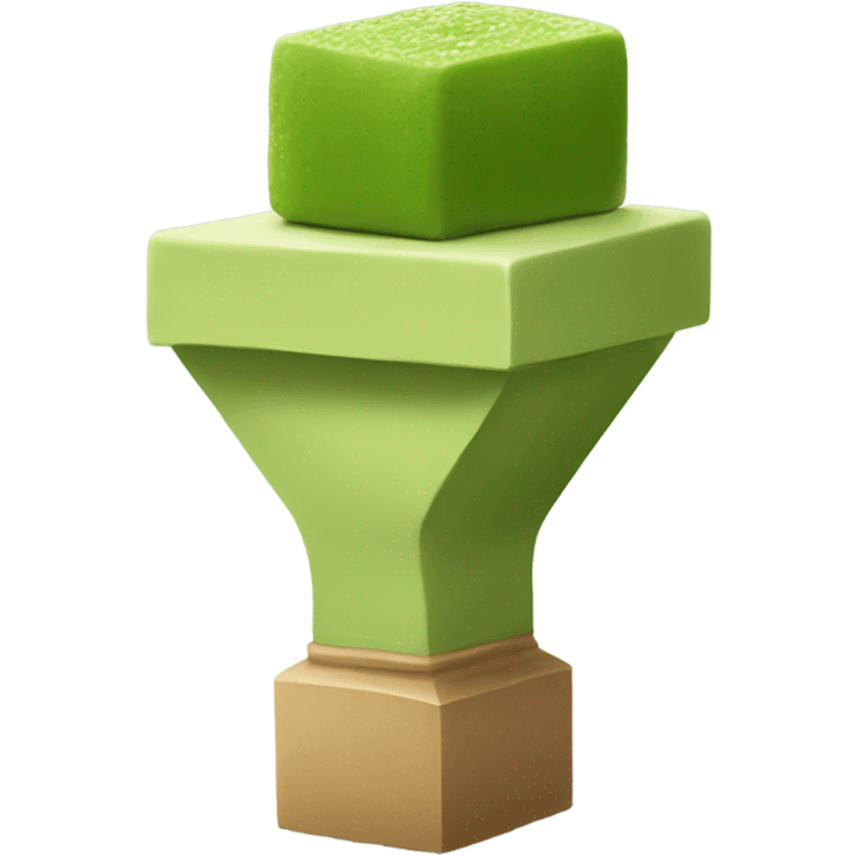 Green matcha and Yoga Block emoji