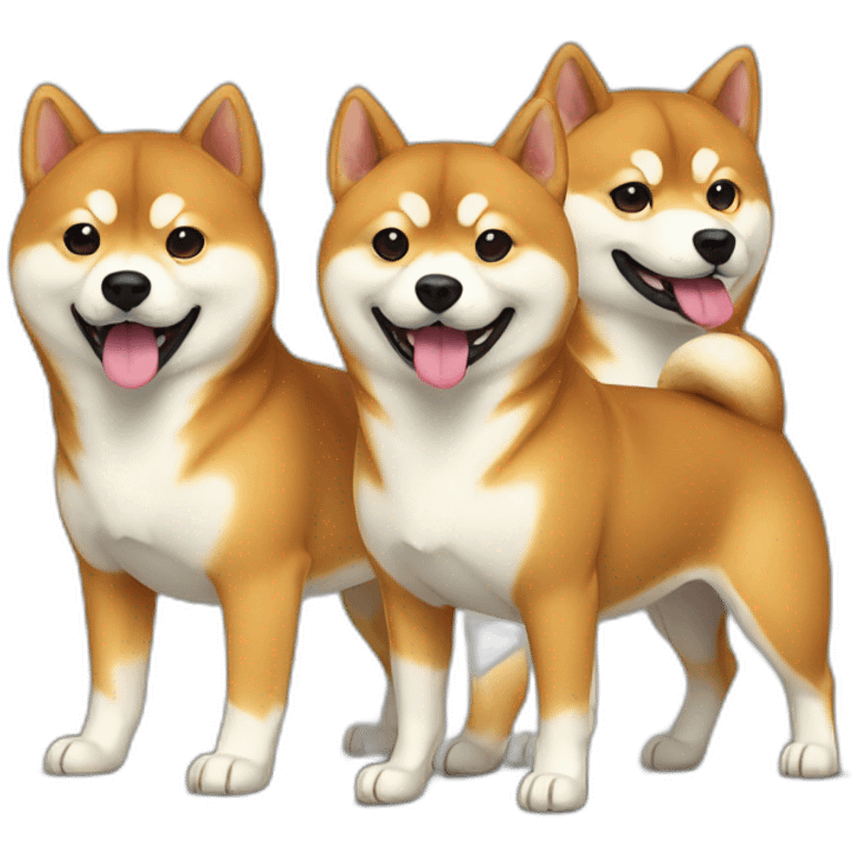 shiba-dog-family emoji