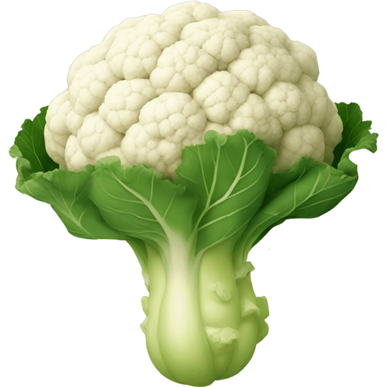 a single cauliflower emoji