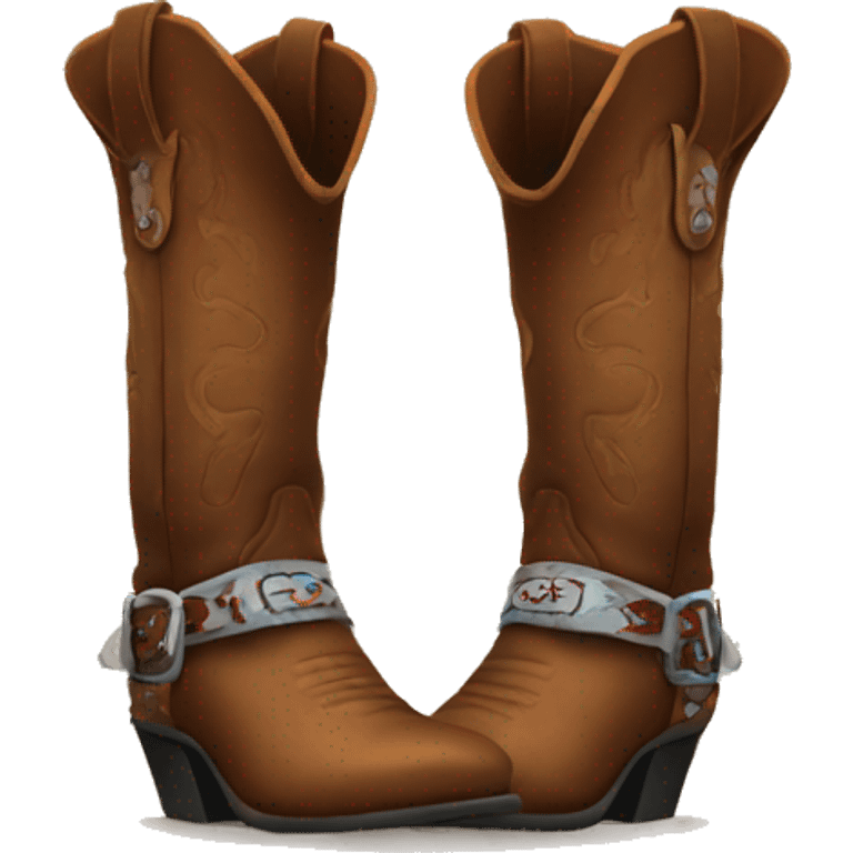 Cowboy boots emoji